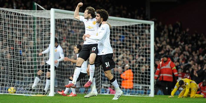 Blind Selamatkan Poin bagi MU Hadapi West Ham, 1-1